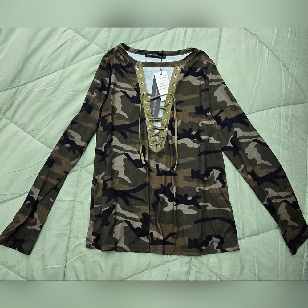 Long Sleeve Camo Shirt